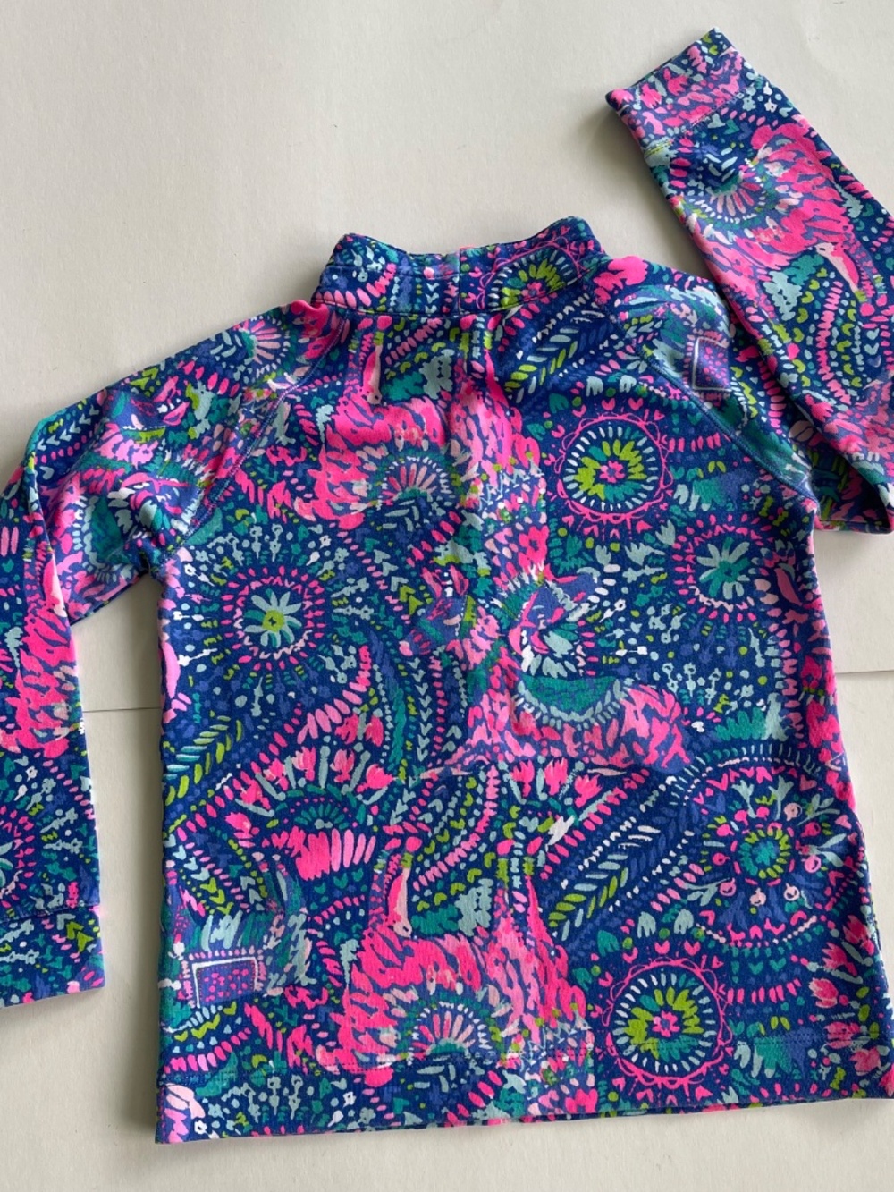 Lilly Pulitzer Girls No Prob Llama Little Skipper Popover - Picture 3 of 11